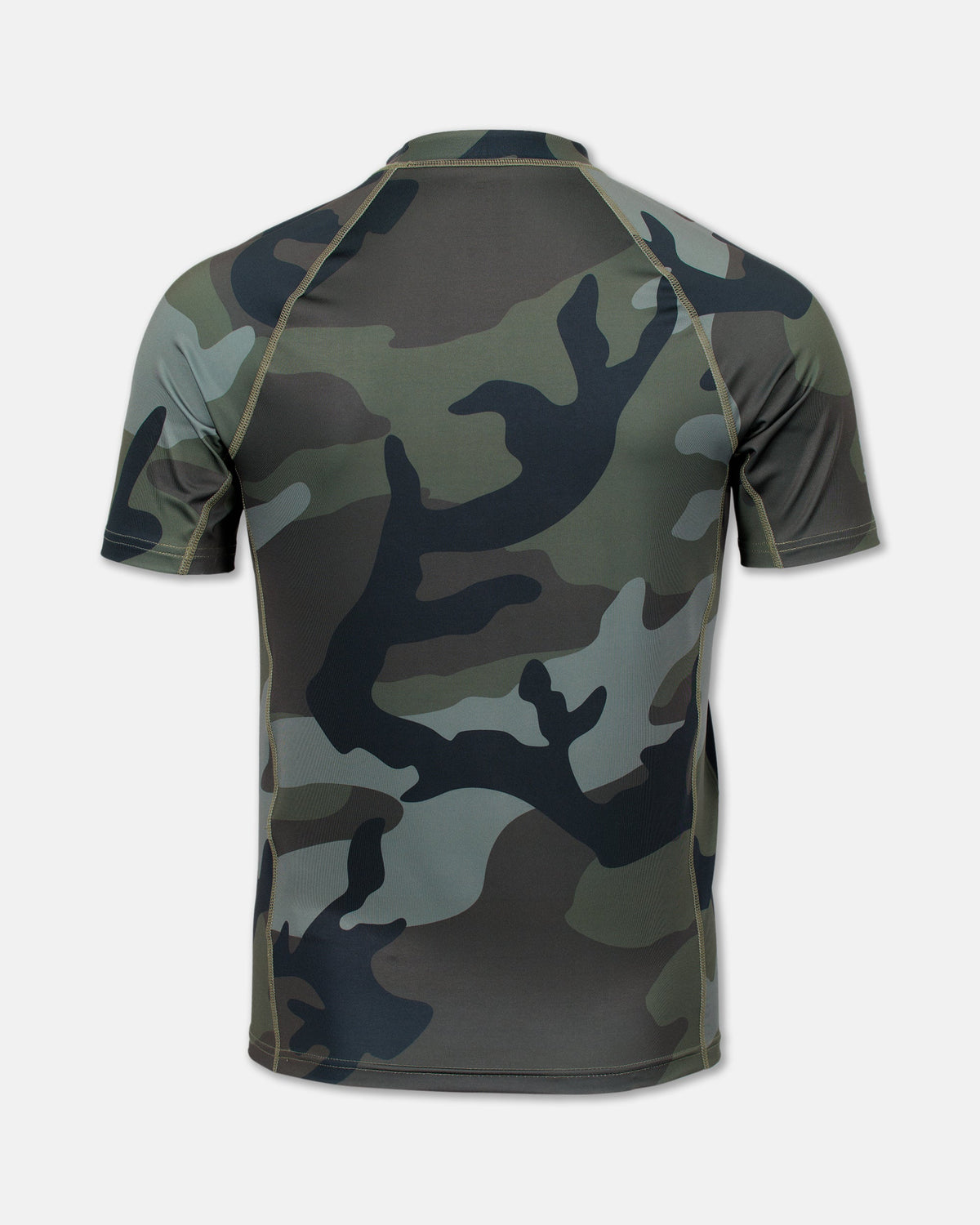 RVCA Short Sleeve Rashguard Camo back