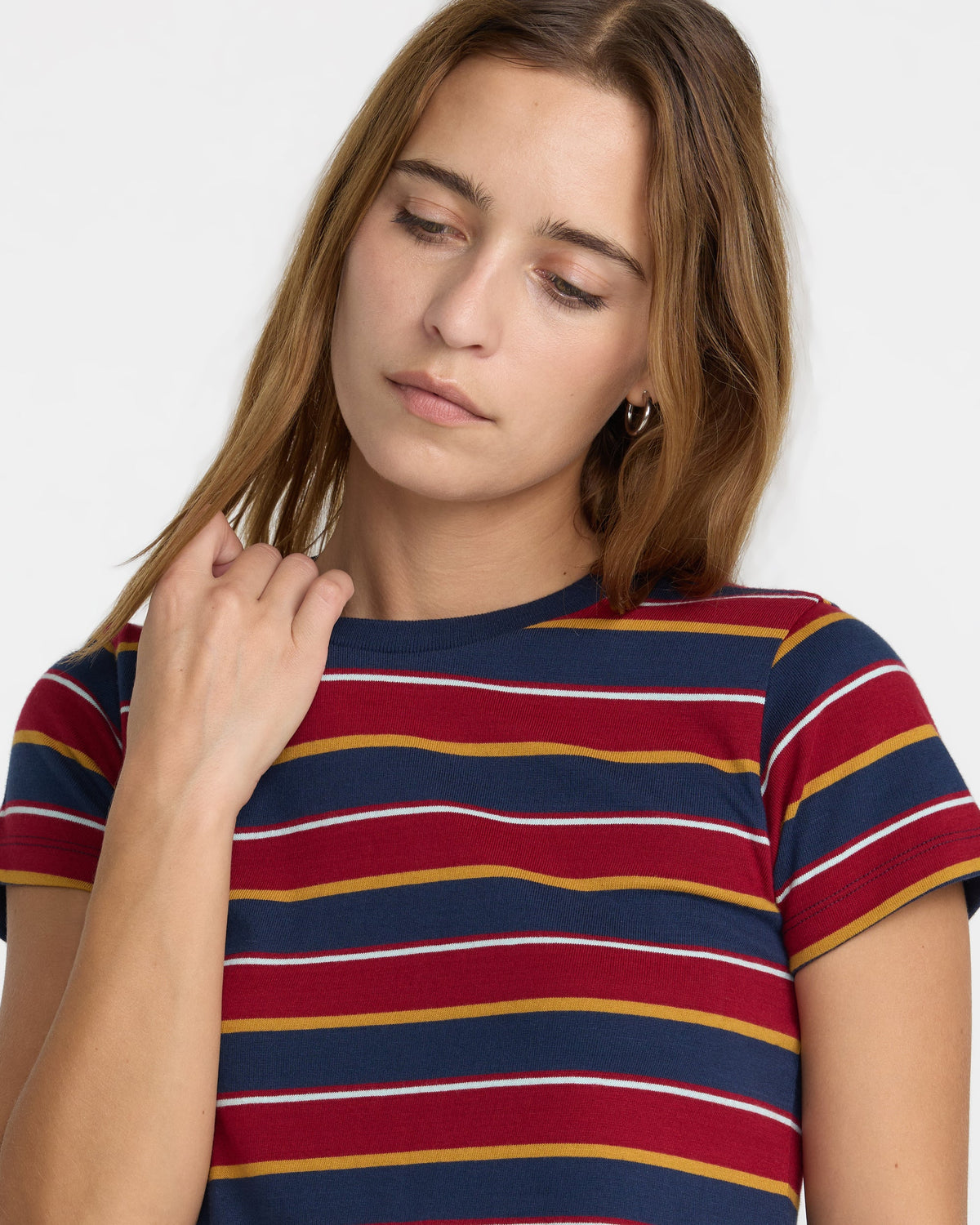 RVCA Unbound Baby Tee Navy detail