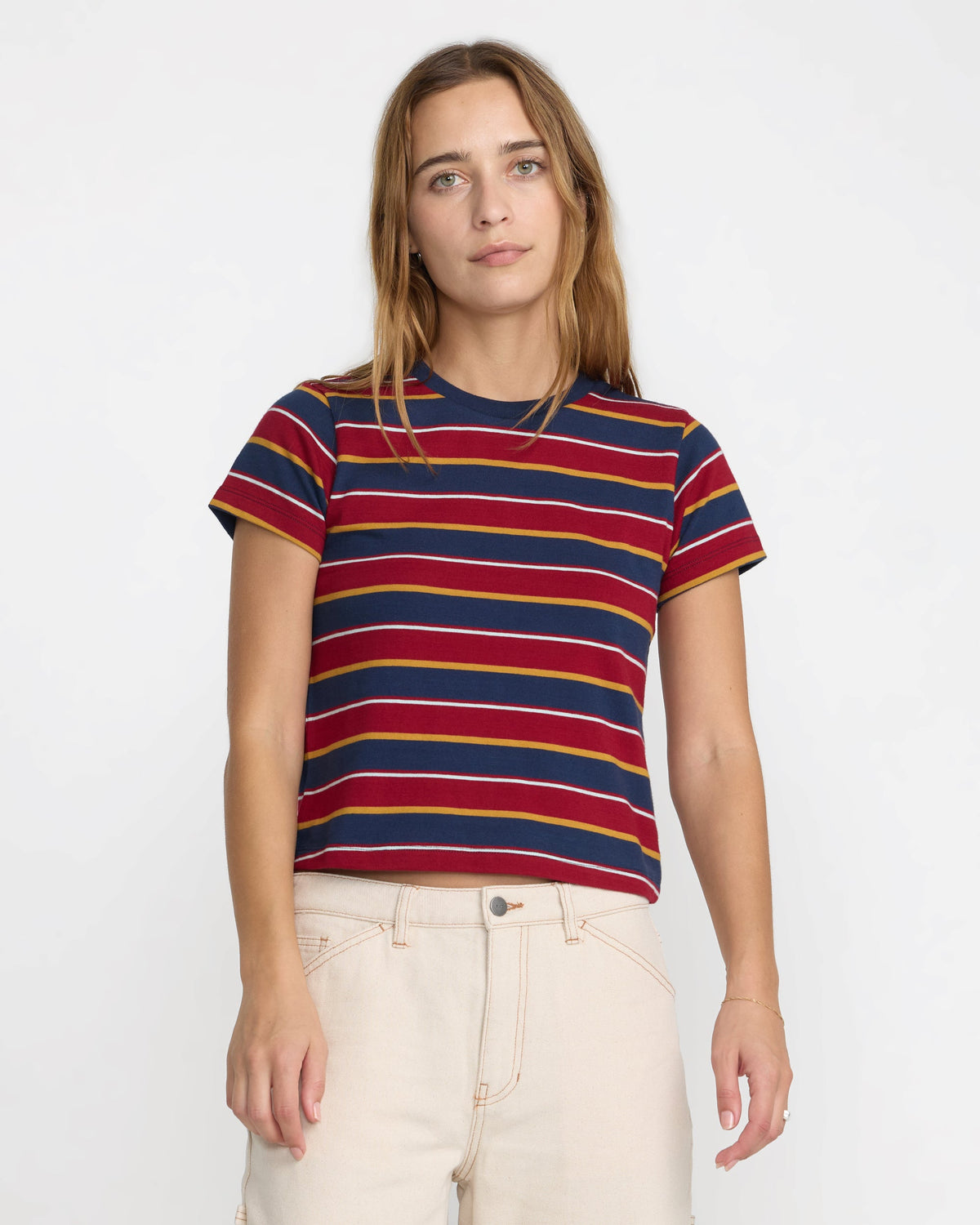 RVCA Unbound Baby Tee Navy front