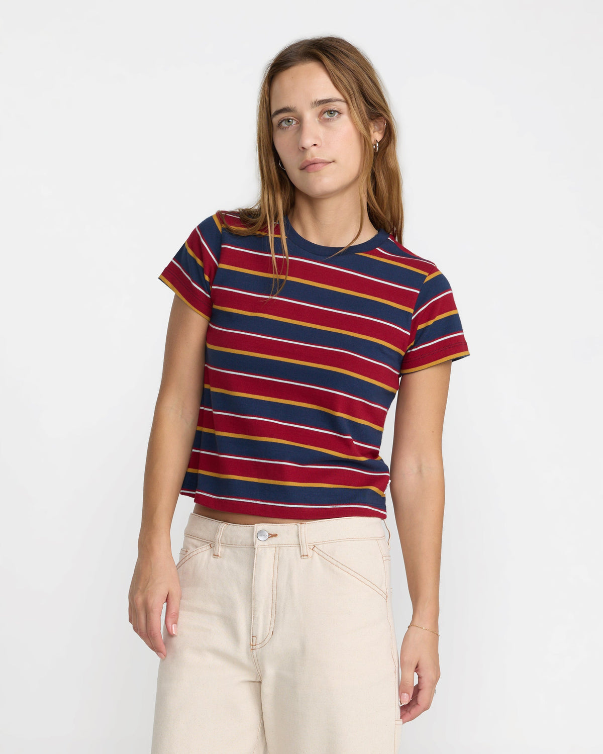 RVCA Unbound Baby Tee Navy side