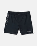 RVCA Scrapper II Short Black front
