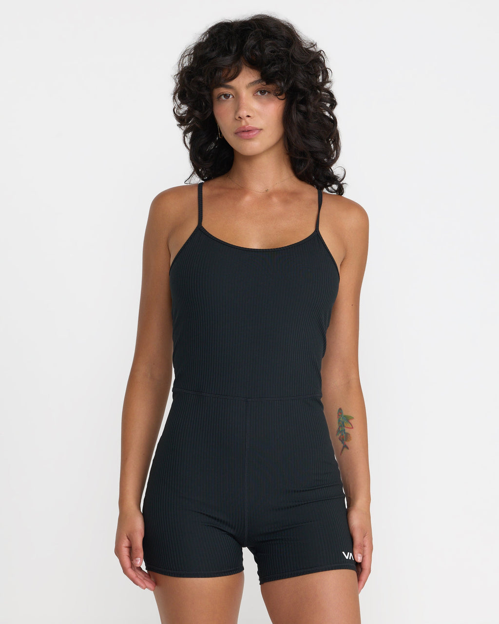 RVCA VA Strappy Onesie RVCA Black front