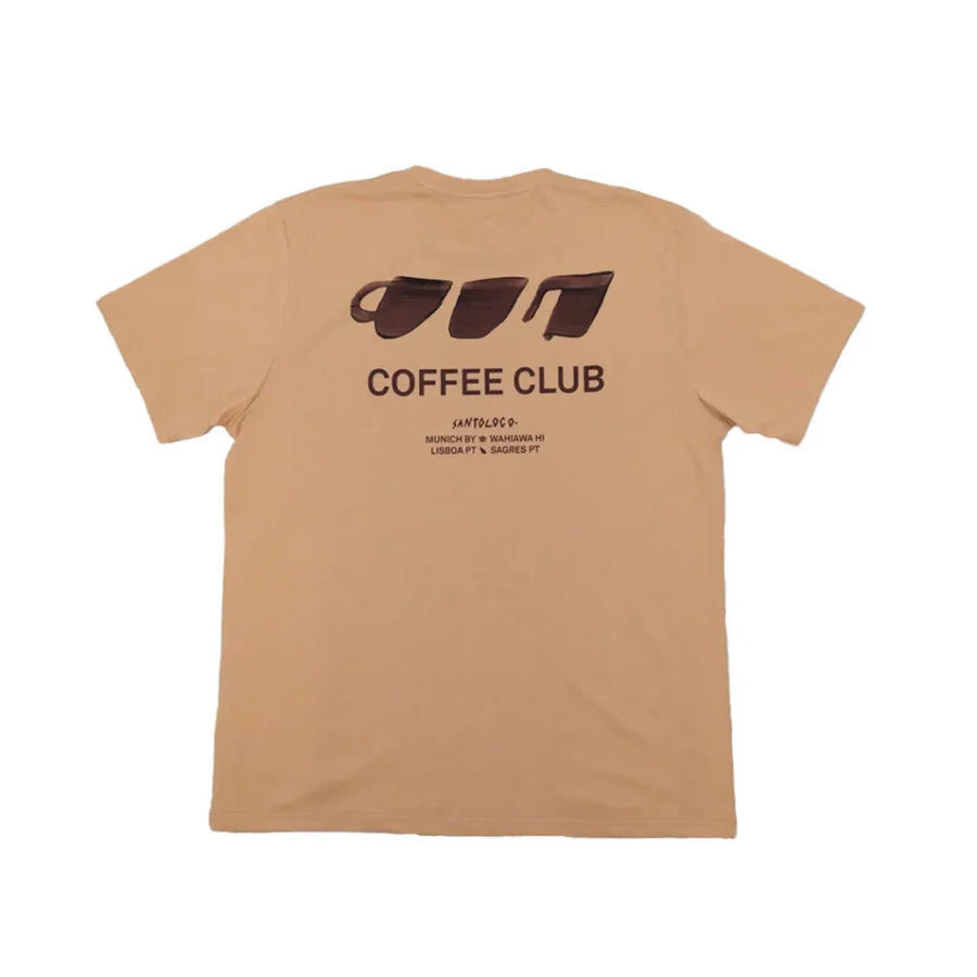 SantoLoco Le Coffee Club Shirt Dark Sand