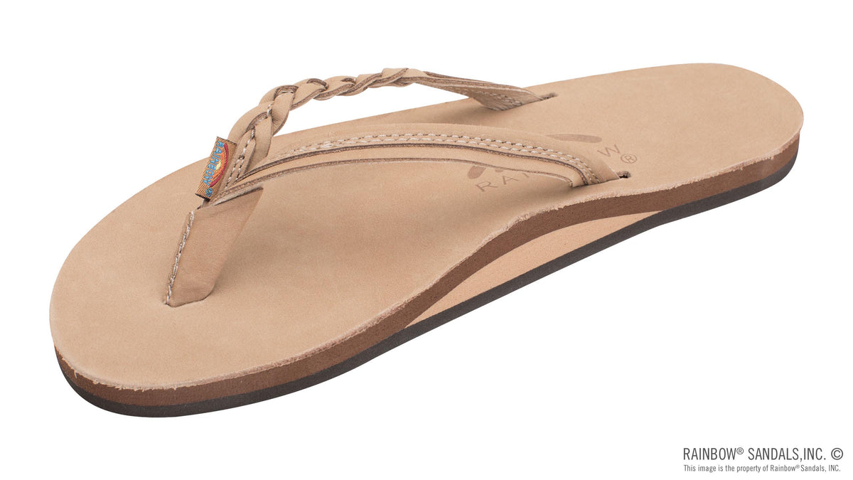 Rainbow Women's Flirty Braidy Sierra Brown Single Layer