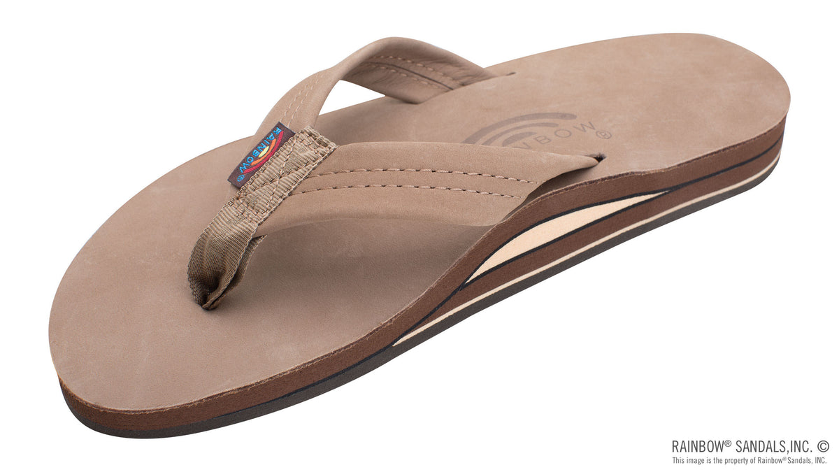 Rainbow Men's Double Layer Premier Leather Dark Brown