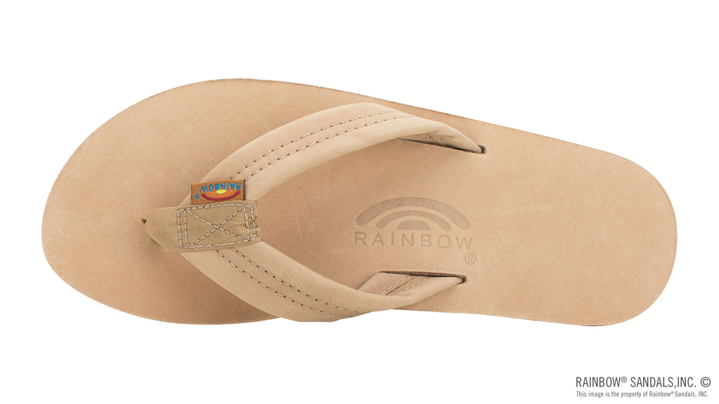 Rainbow Men's Double Layer Premier Leather Sierra Brown top