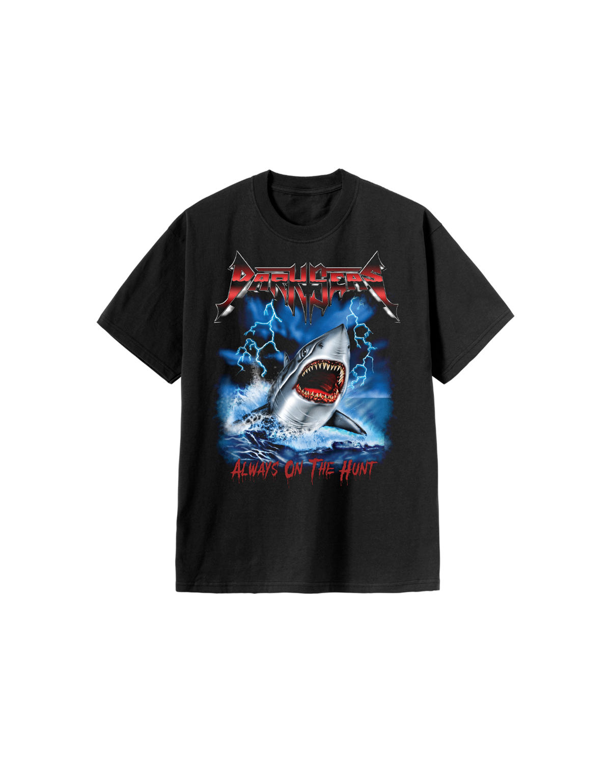 Dark Seas Tidal Terror Heavyweight T-Shirt Black