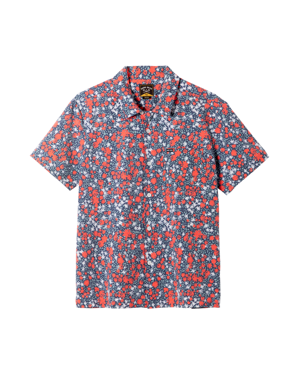 Dark Seas Wilhart SS Shirt Navy/Red
