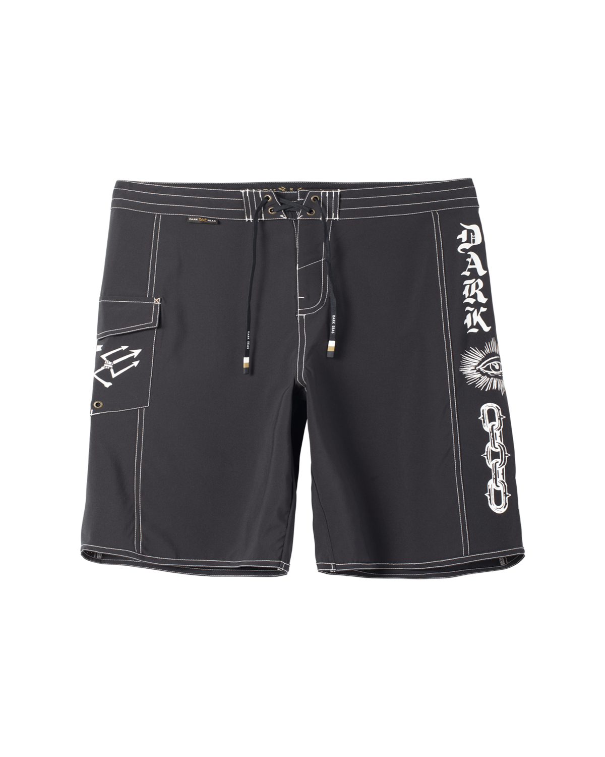 Dark Seas Windward Boardshort Black