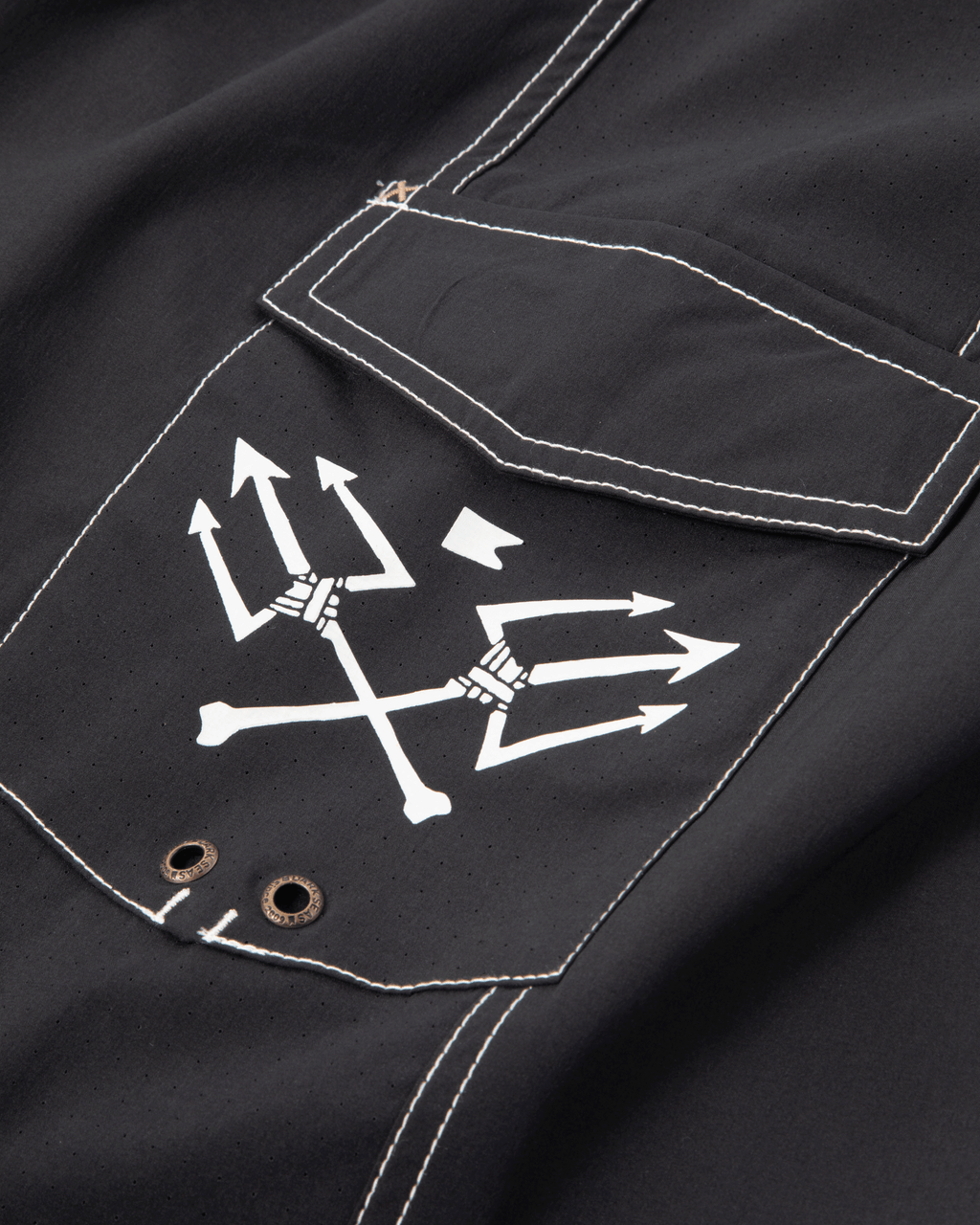 Dark Seas Windward Boardshort Black