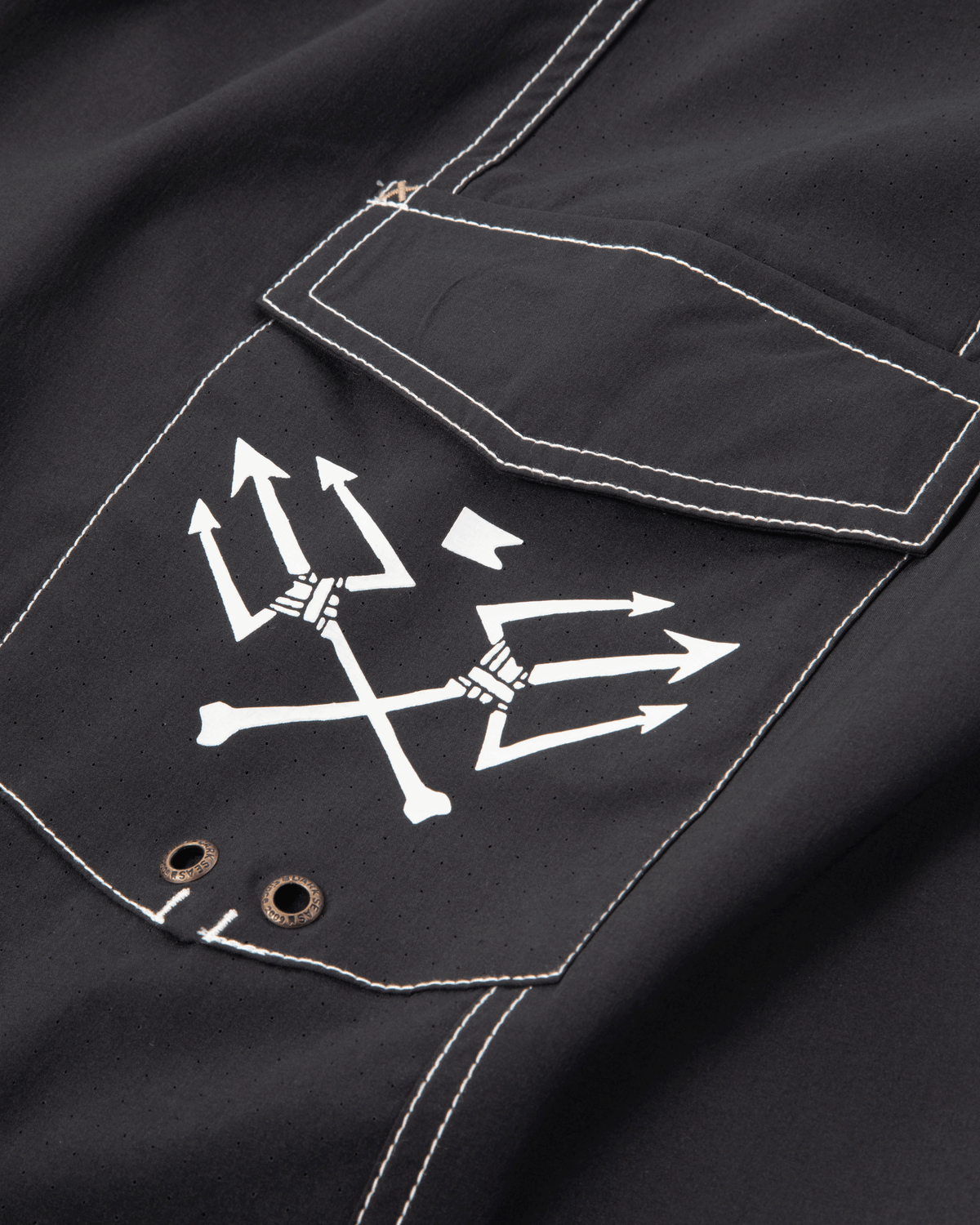 Dark Seas Windward Boardshort Black