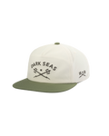 Dark Seas Tridents Nylon Hat White/Green
