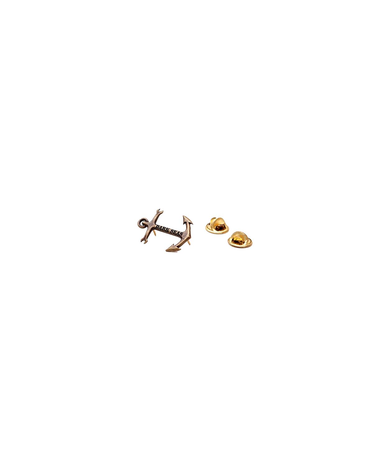 Dark Seas DS Spanner Pin Antique Brass