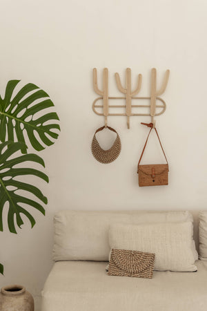 Rattan Sun Visor in Ombre: Amber