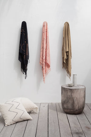 Abstract Tapestry: Dusty Rose