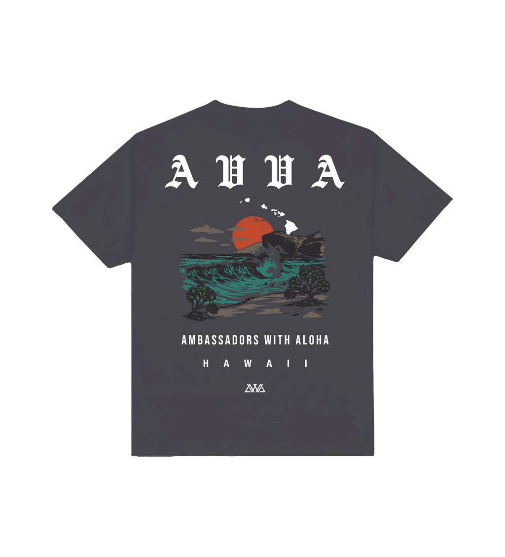 AVVA Sandys Tee - Charcoal Grey