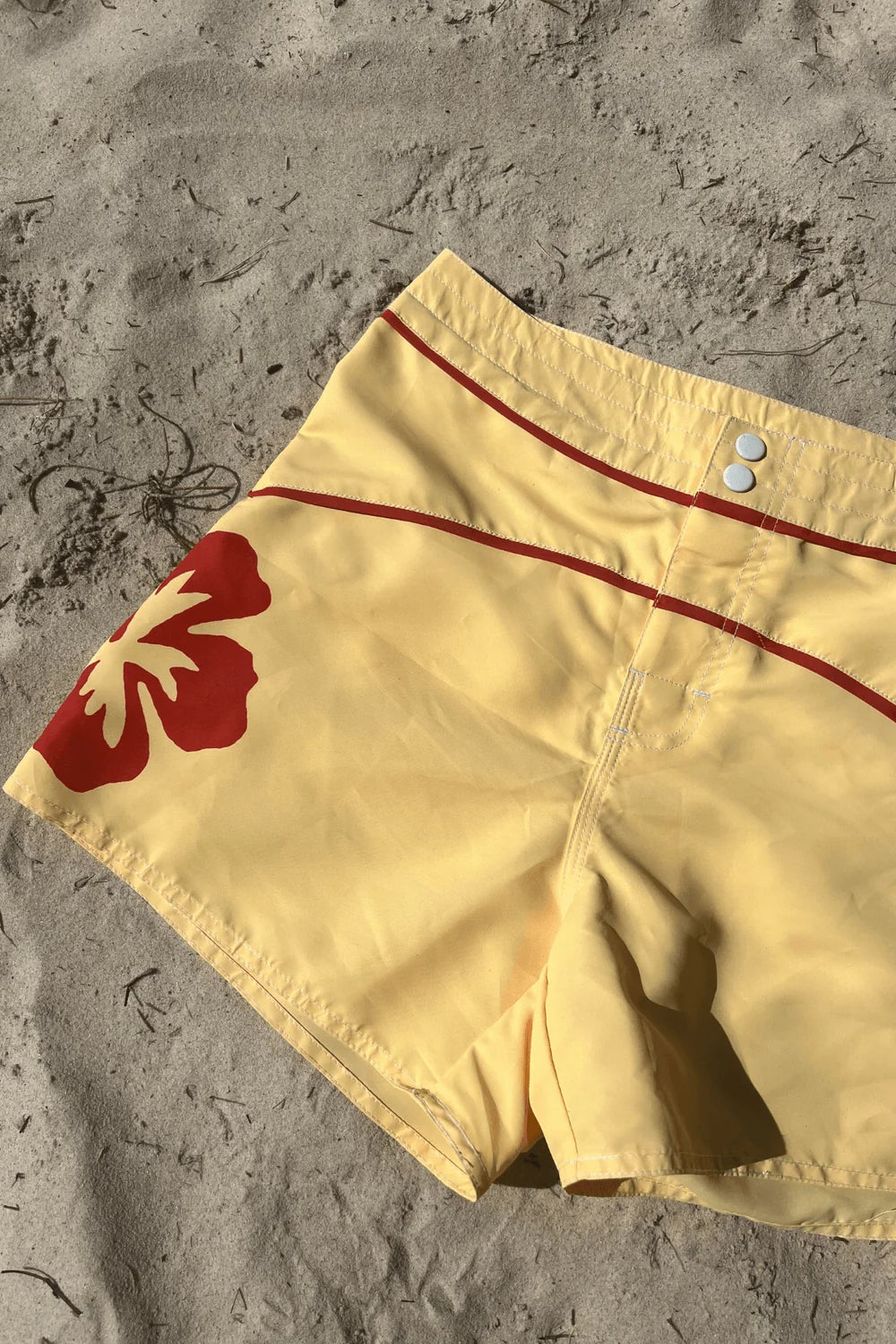 Inner Relm Hibiscus Boardshorts Yellow