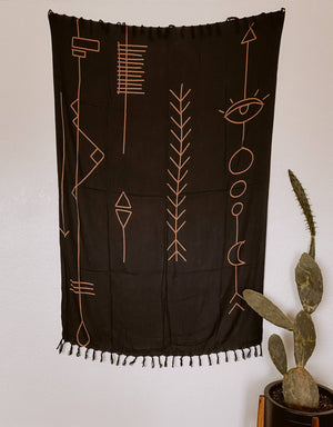 Abstract Tapestry: Dusty Rose