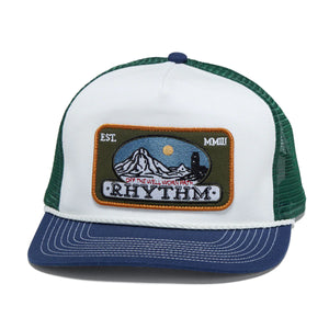 Rhythm Horizon Trucker Hat Blue Green