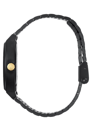 Nixon Time Teller Matte Black Gold SantoLoco Hawaii