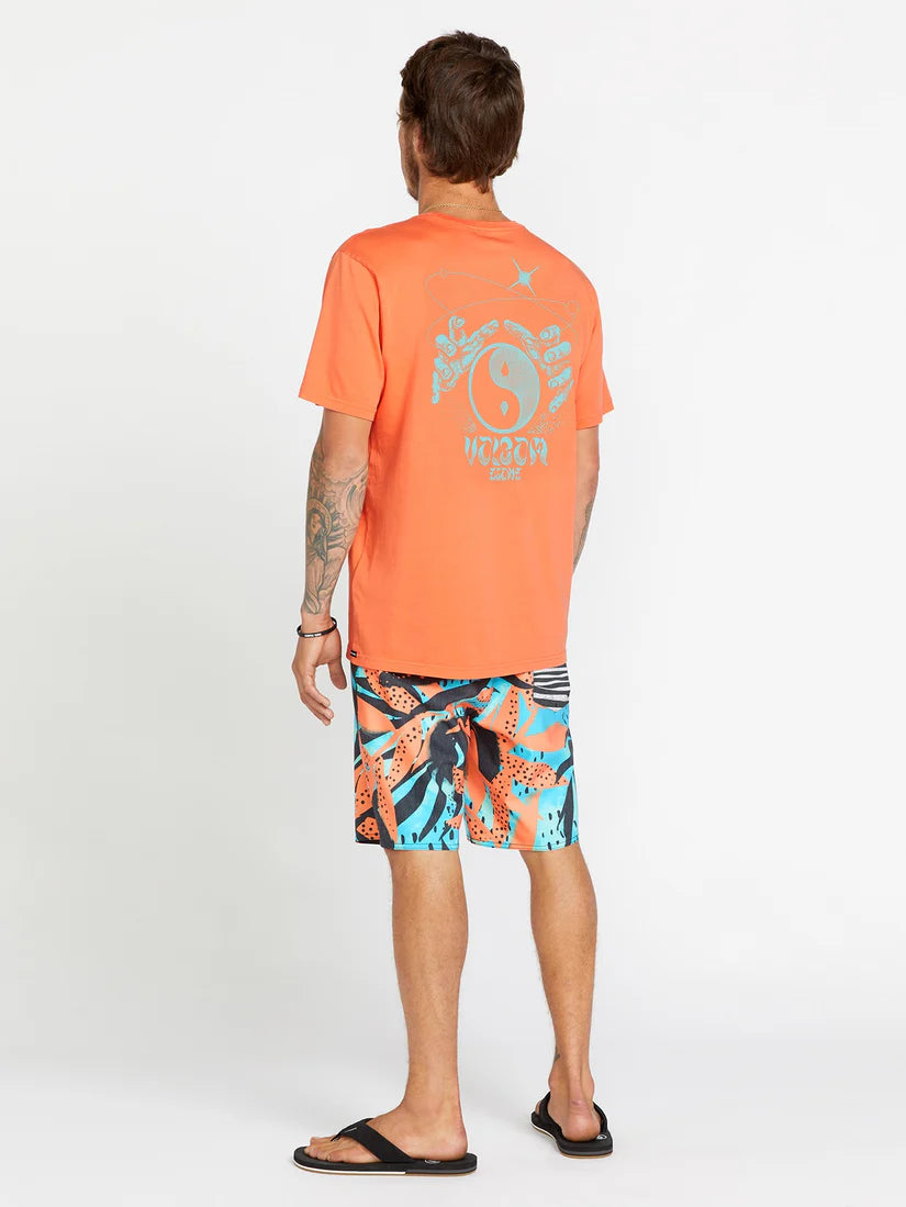 Volcom Waterside Floral Stoney Trunks - Tigerlilly