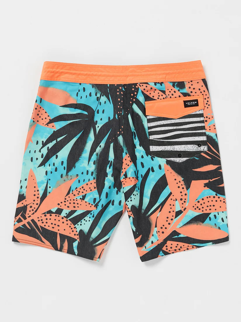 Volcom Waterside Floral Stoney Trunks - Tigerlilly