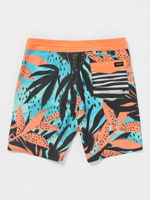 Volcom Waterside Floral Stoney Trunks - Tigerlilly