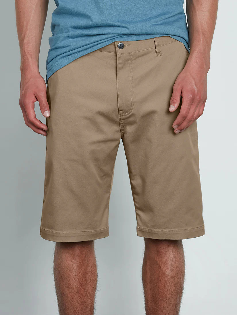 Volcom Vmonty Stretch Shorts Khaki