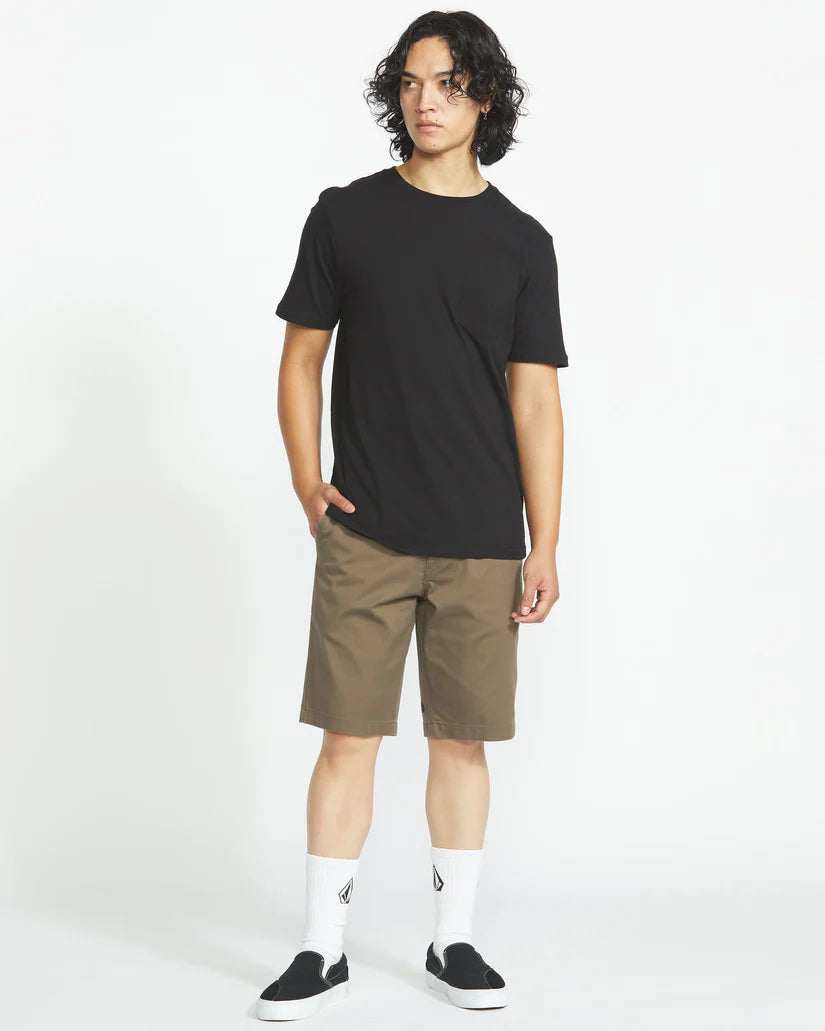 Volcom Frickin Modern Stretch Short - Mushroom