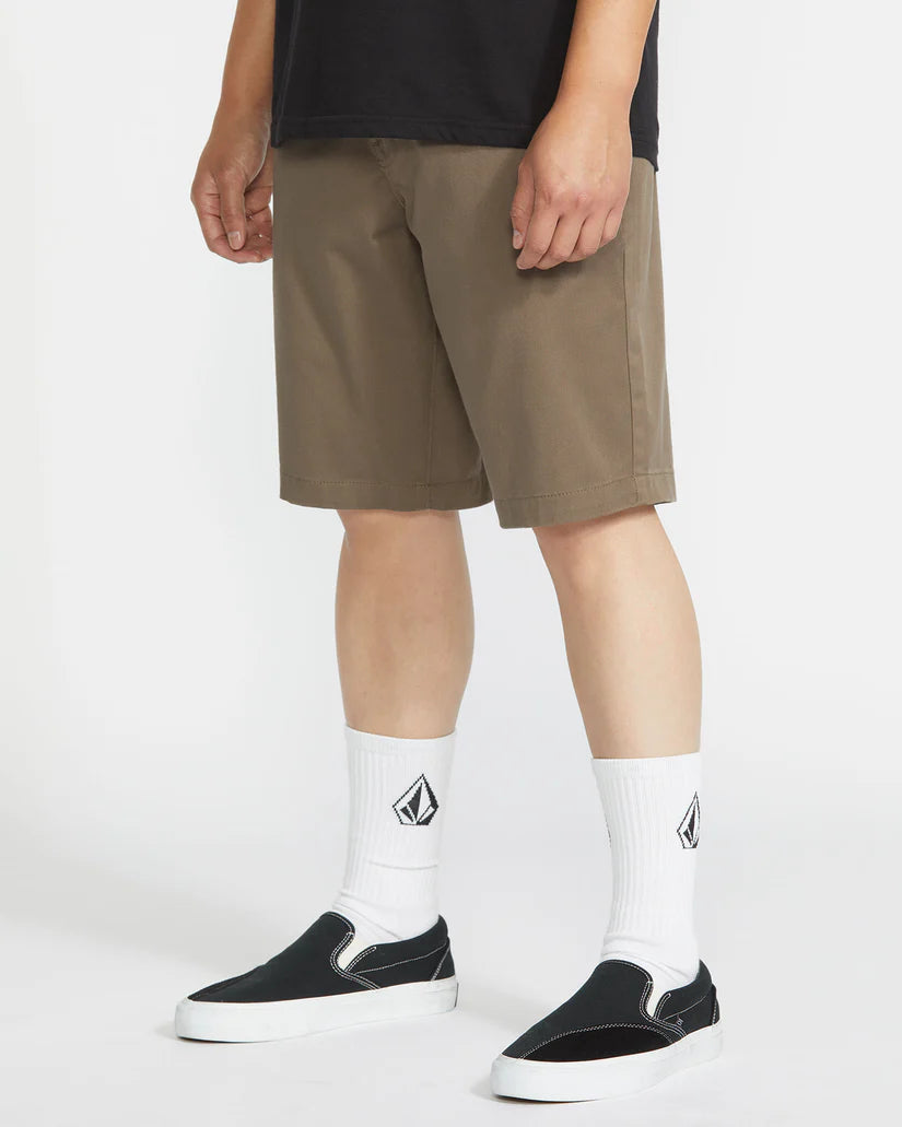 Volcom Frickin Modern Stretch Short - Mushroom