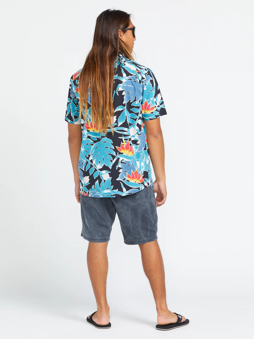 Volcom Stone Faded Hybrid Shorts - Navy