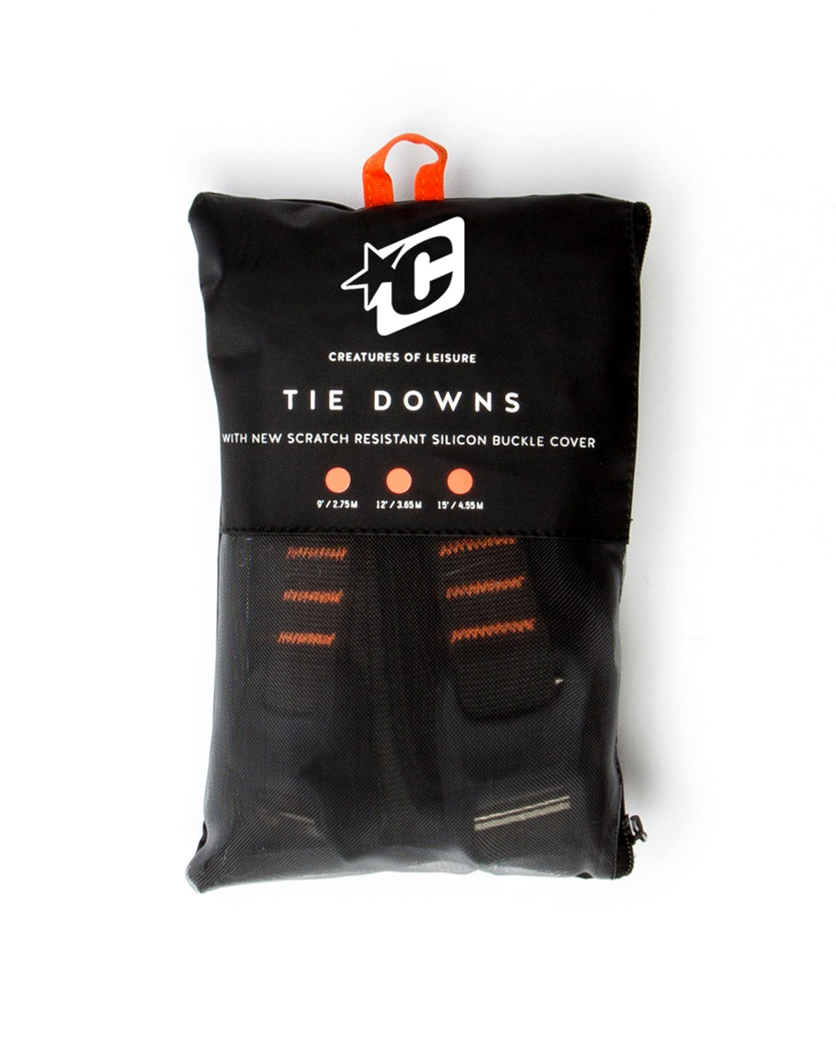Creatures of Leisure Tie Down Silicon 15' Black Orange