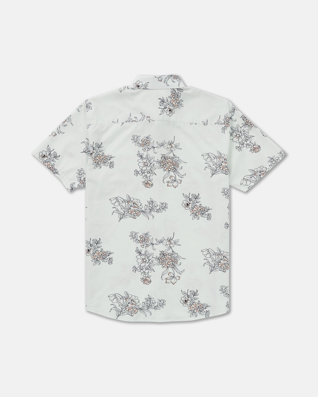 RVCA Botanical SS Shirt Green Tea back