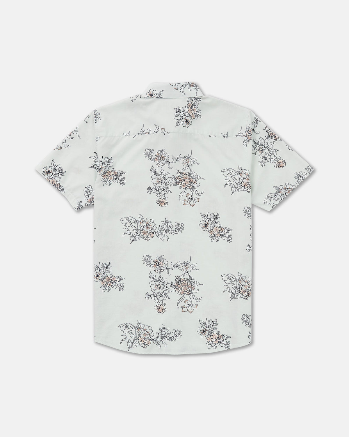 RVCA Botanical SS Shirt Green Tea back