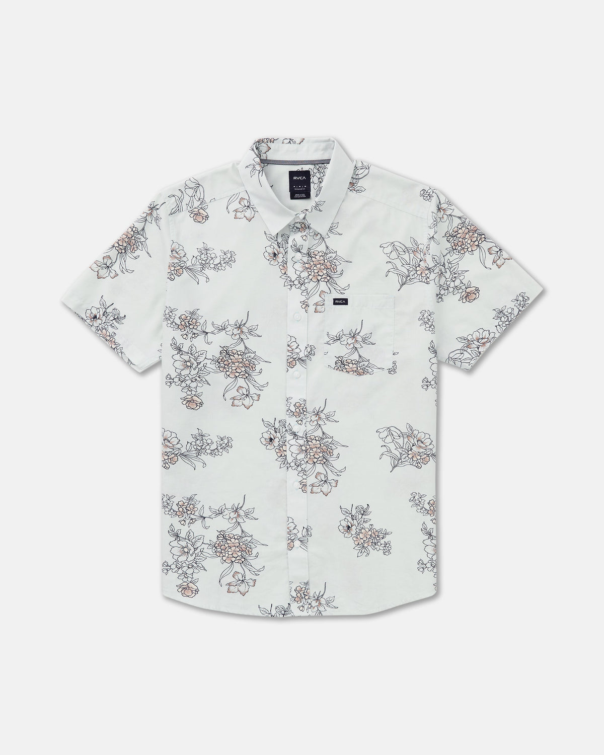 RVCA Botanical SS Shirt Green Tea front