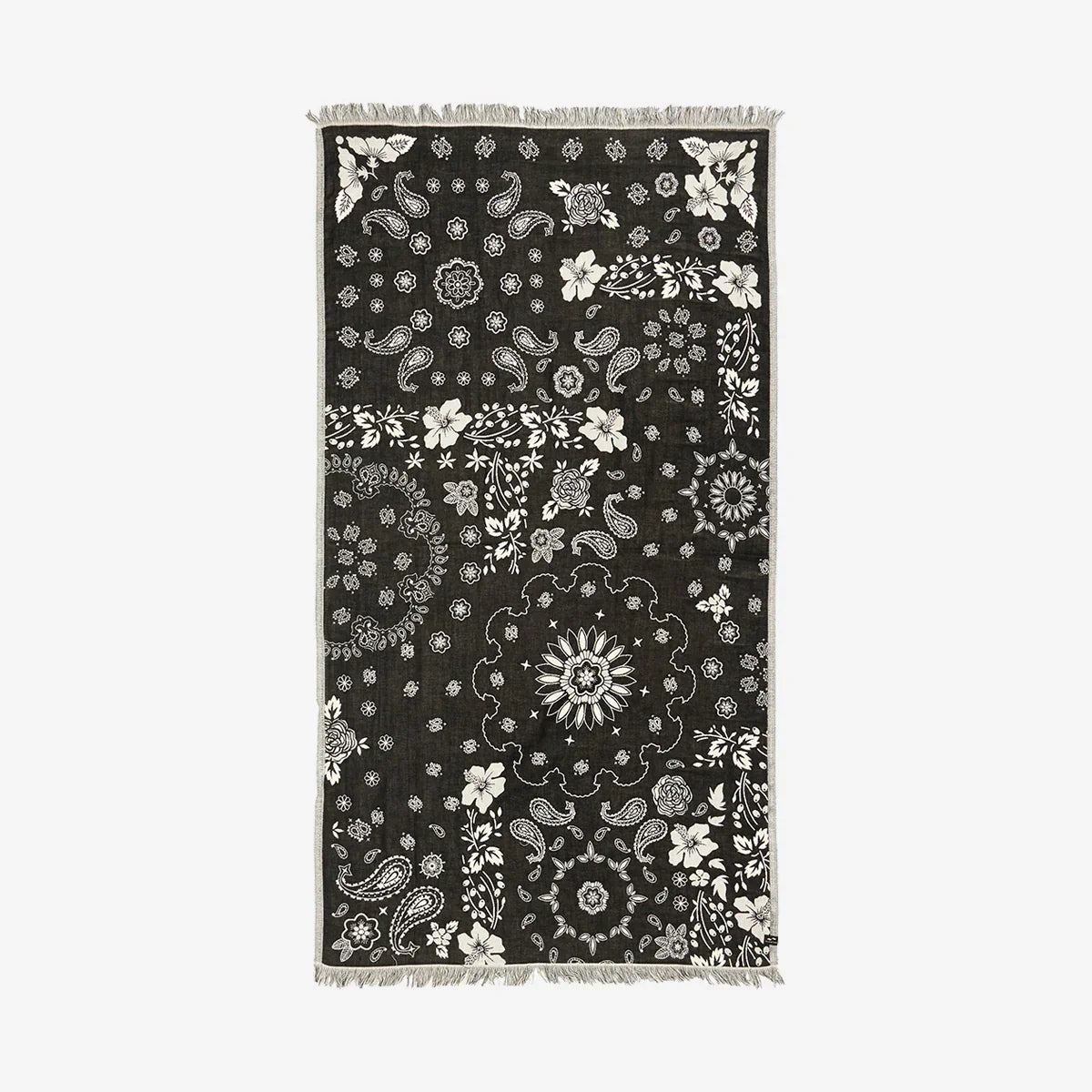 Slowtide Axel Driftweave Turkish Towel Black