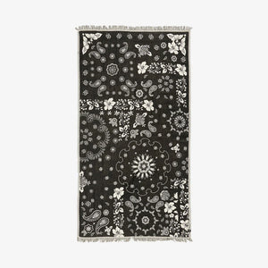 Slowtide Axel Driftweave Turkish Towel Black