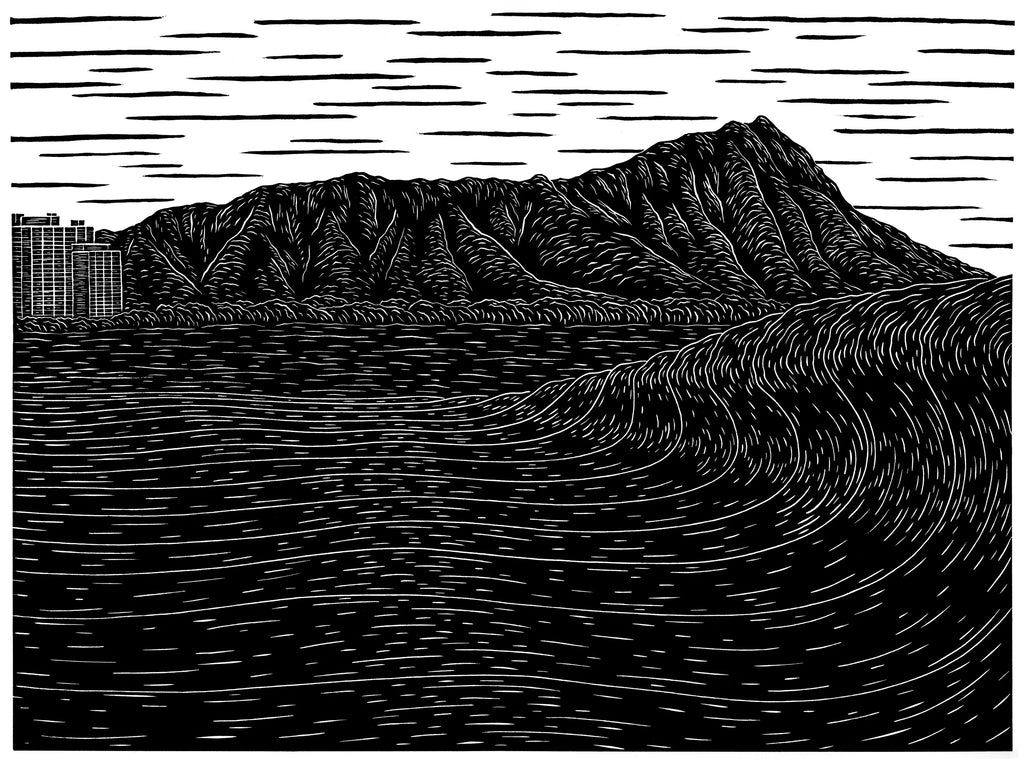 Kean Arts Inc. Le'ahi Lane 11x14 Print