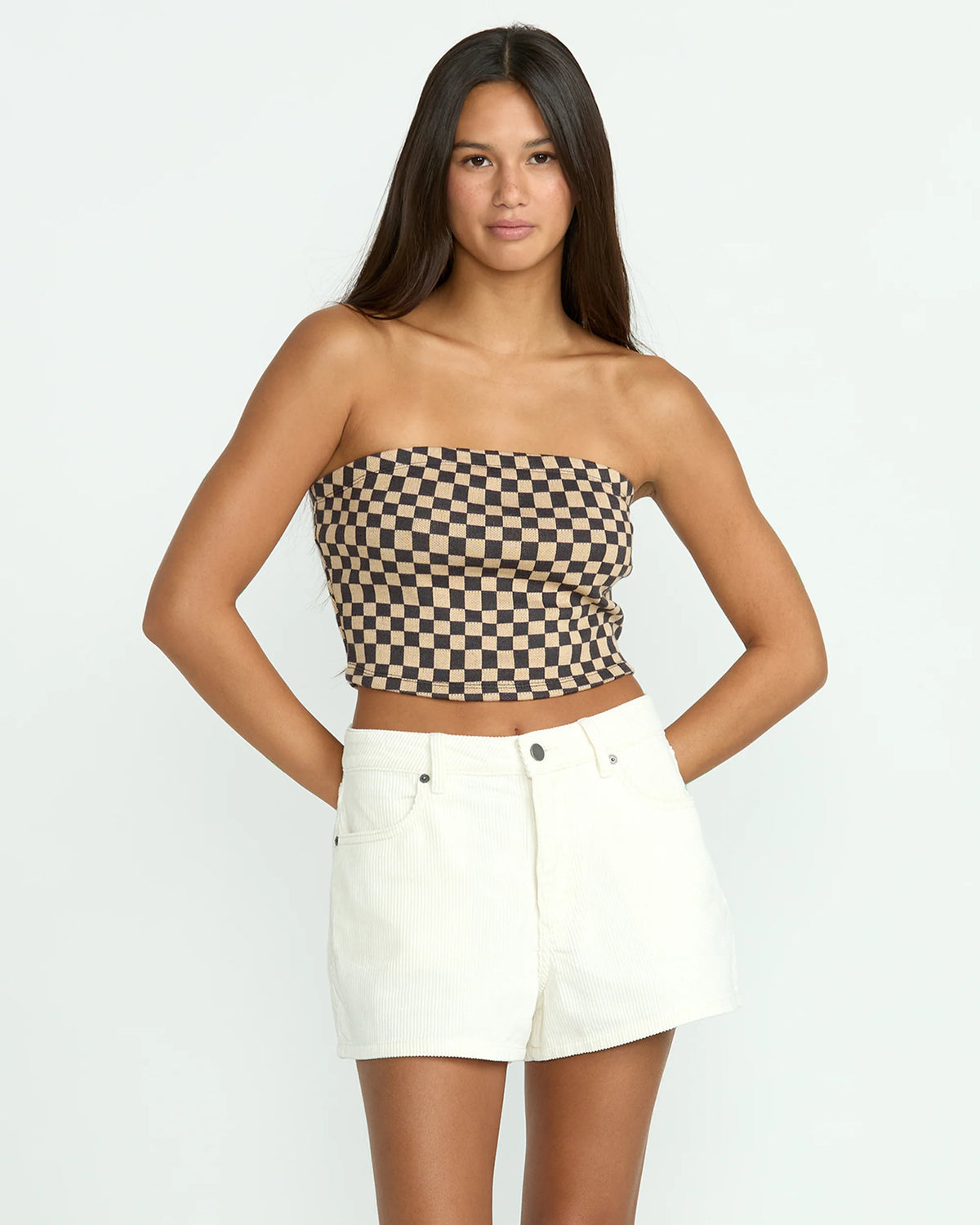 Volcom Strait Up Short White