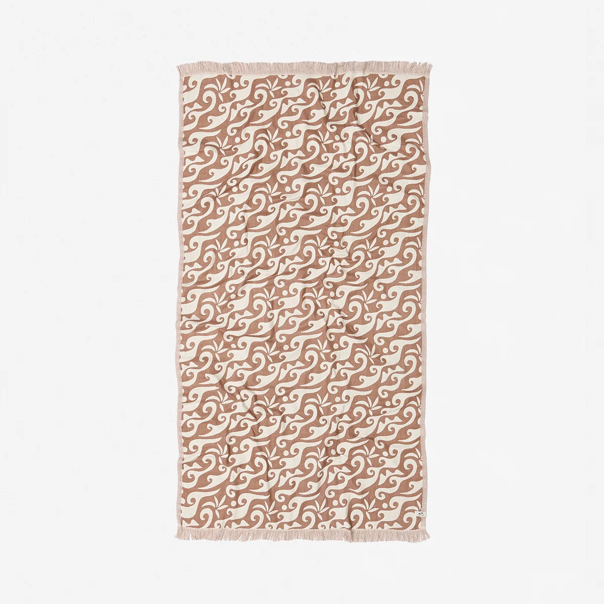 Slowtide Bailey Driftweave Turkish Towel Toast