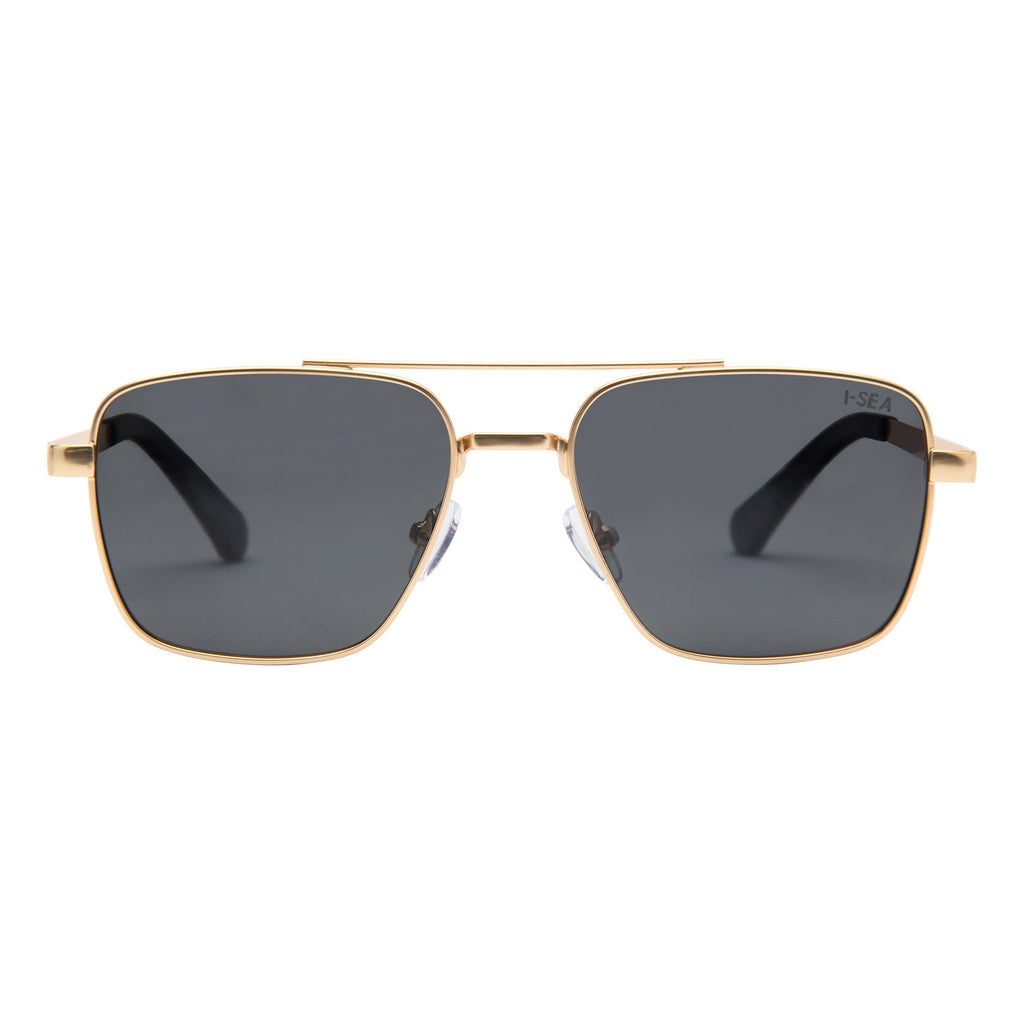 I-Sea Brooks Shades Gold/Smoke Polarized