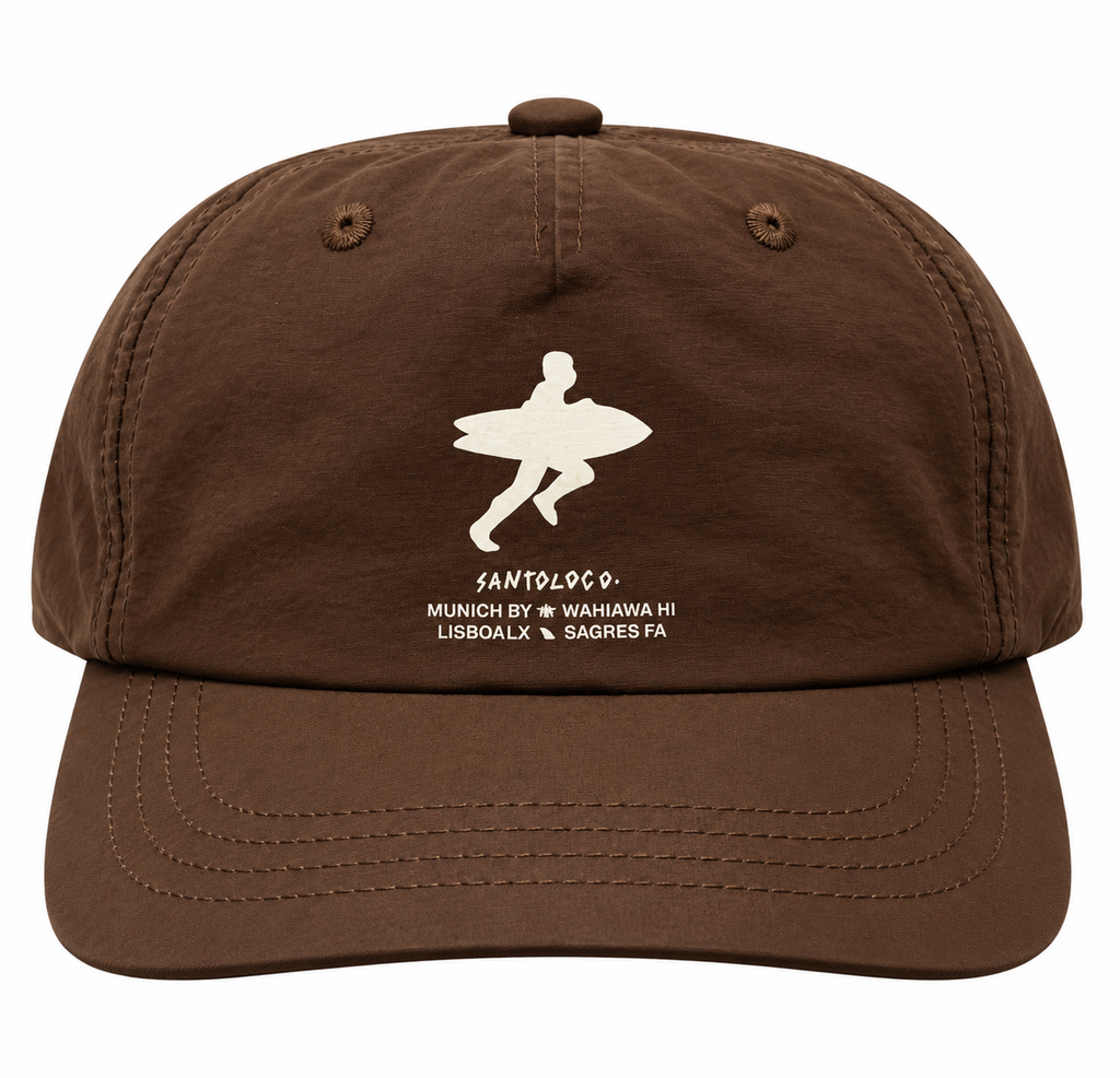 SantoLoco Run Club Cap - Brown