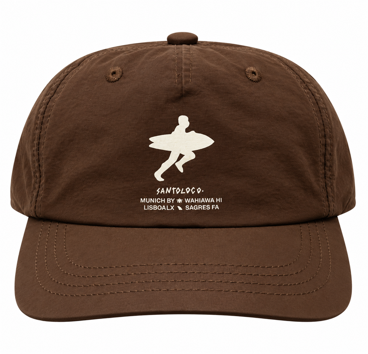 SantoLoco Run Club Cap - Brown
