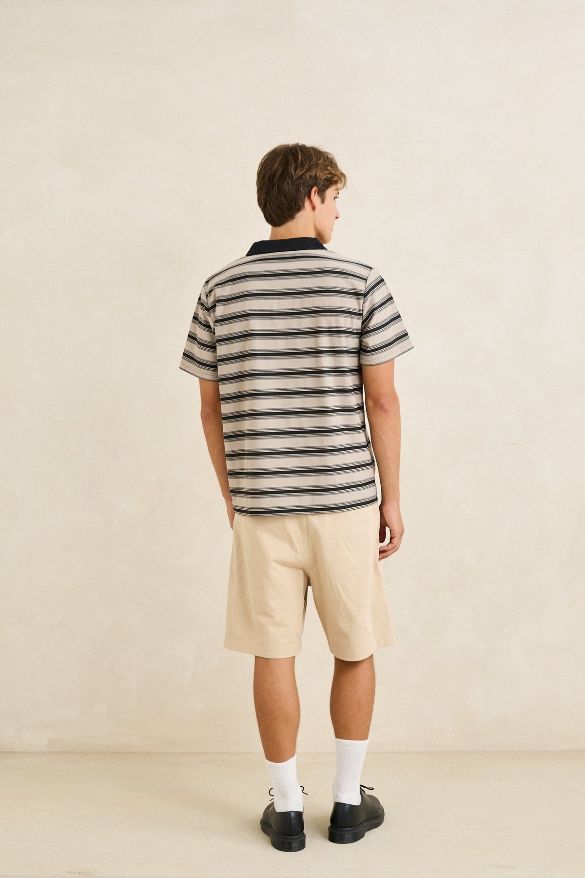 Rhythm Vintage Stripe Havana Polo Moonrock