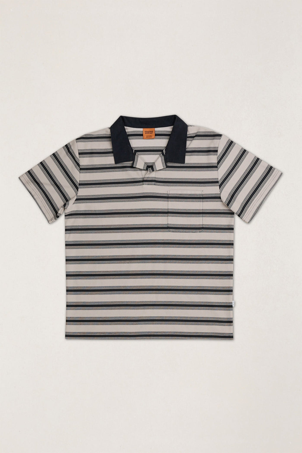 Rhythm Vintage Stripe Havana Polo Moonrock