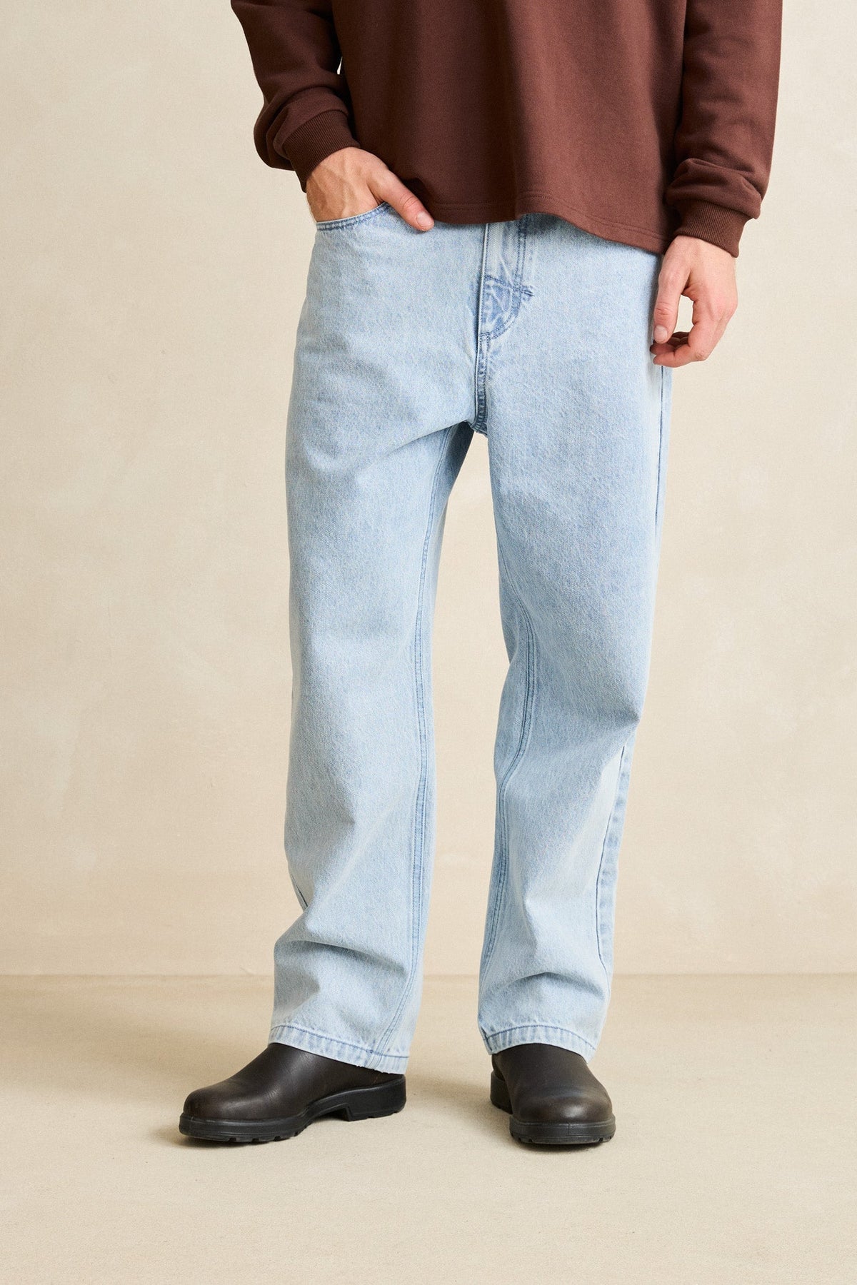 Rhythm Relaxed Heavywash Jean Light Blue