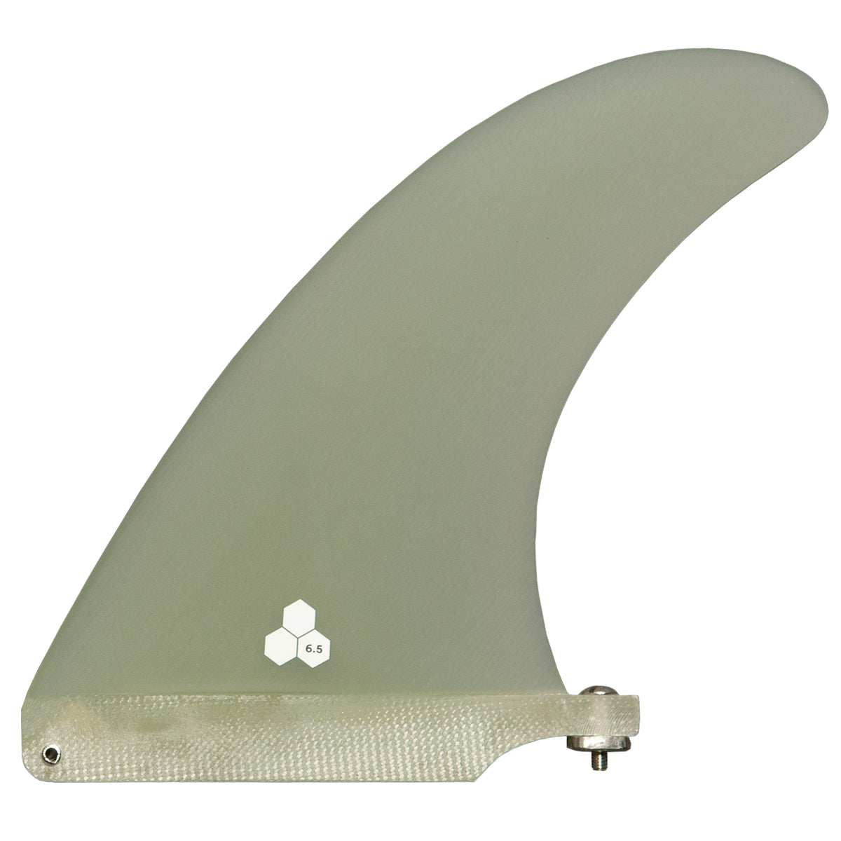 Channel Islands CI Mid 2+1 Fin Set 6.5" + 4.0" Futures Sides Clear