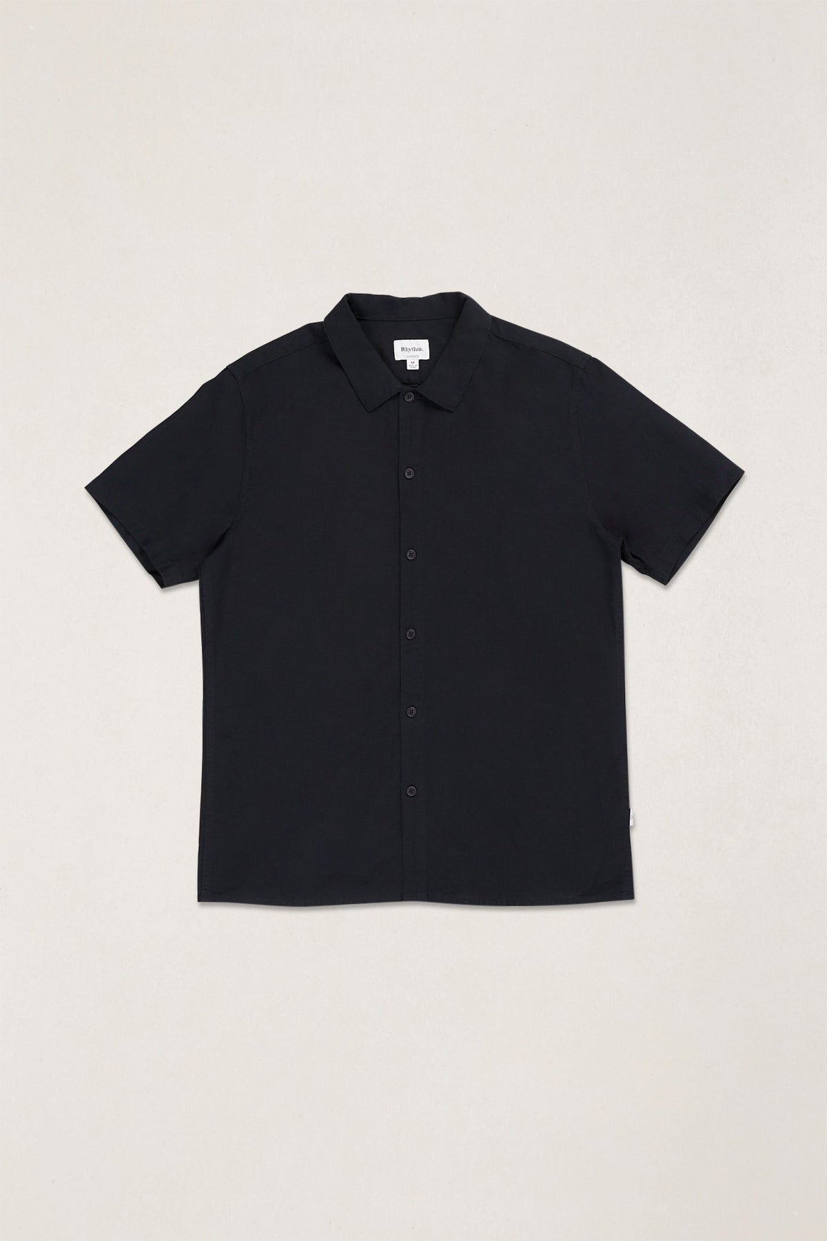Rhythm Classic Linen SS Shirt Vintage Black