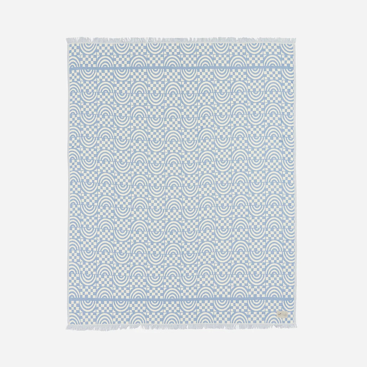 Slowtide Coco Rainbow Drift Weave Beach Blanket Periwinkle
