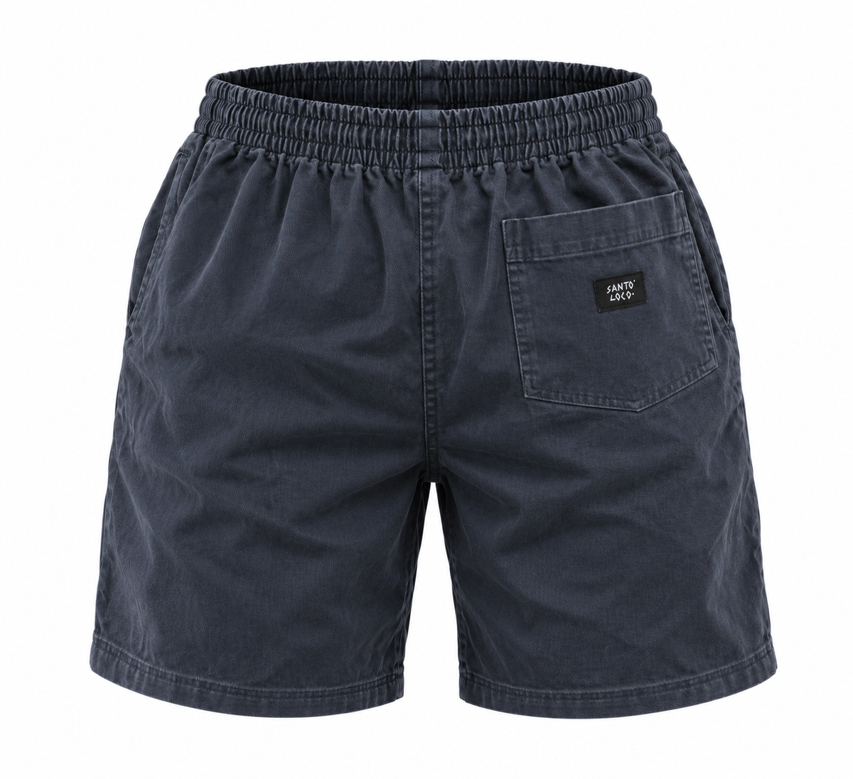 Santoloco Loose Fit Twill Shorts - Black